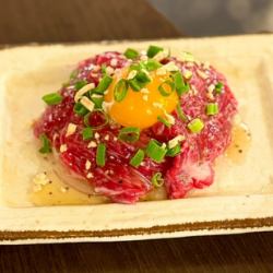 馬肉のカルパッチョ