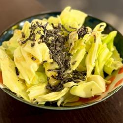 たこわさ/エビせん/青唐みそのパリパリピーマン/塩だれキャベツ