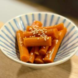 韓国冷奴/ピリ辛メンマ/冷やしトマト/山ごぼう漬け/チャンジャ