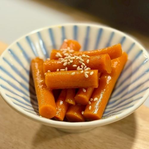 韓国冷奴/ピリ辛メンマ/冷やしトマト/山ごぼう漬け/チャンジャ