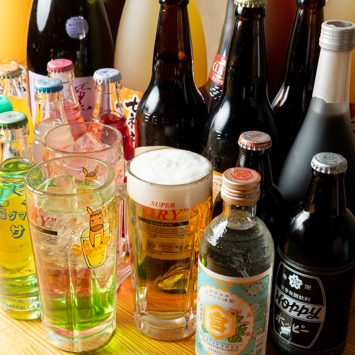 当日もOK！生ビール付単品飲み放題1500円～やってます♪