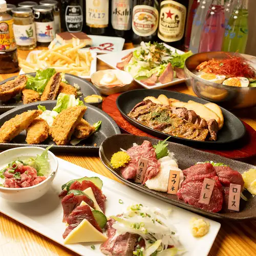 国産馬肉が堪能できる★