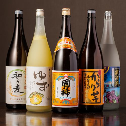 carefully selected delicious sake