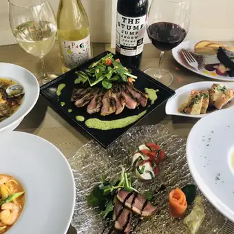 【贅沢なメイン2種】お肉もお魚も両方楽しめる♪特別な日にも『ディナーコース5,800円』全8品