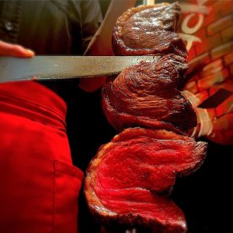 ★PREMIUMプラン★20種シュラスコ食べ放題+プレミアムカクテル含むアルコール飲み放題2h 8000円