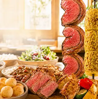 ★Our most popular lunch item!★ All-you-can-eat 15 kinds of churrasco course | 3,630 yen (120 minutes)