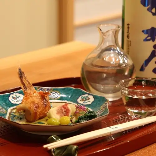 A carefully crafted cup of coffee that complements the dish.