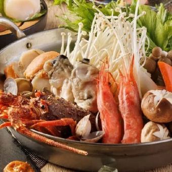 【2時間飲放付】選べる絶品鍋/三重直送の伊勢エビを『饗味（きょうみ）コース』6,000円⇒5,500円