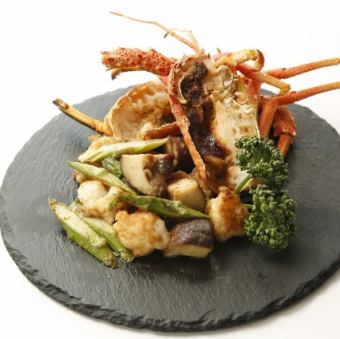 伊勢海老のバター焼き