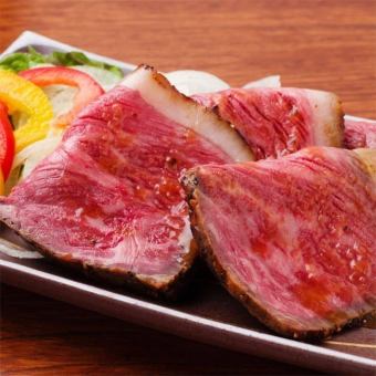 A5黒毛和牛の焼しゃぶ