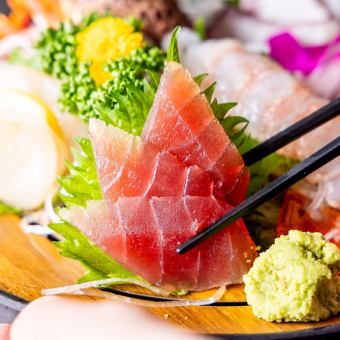 刺身の5種盛り合わせ　1人前