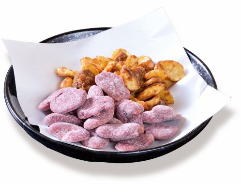 红糖和紫薯蚕豆