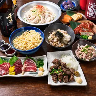 【2時間飲み放題付き】濃厚博多炊き餃子・九州満喫霧島コース　5000円（税込）