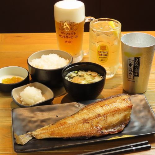 【定食にビール・ハイボールをセットで！】