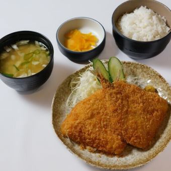 アジフライ定食