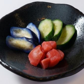 お新香盛り合わせ