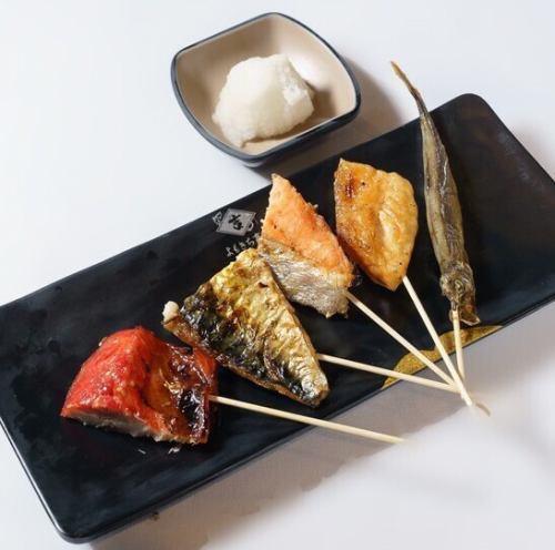 焼き魚串5本盛り合わせ