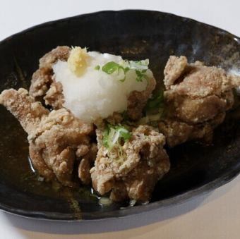 鶏もも唐揚げのみぞれがけ