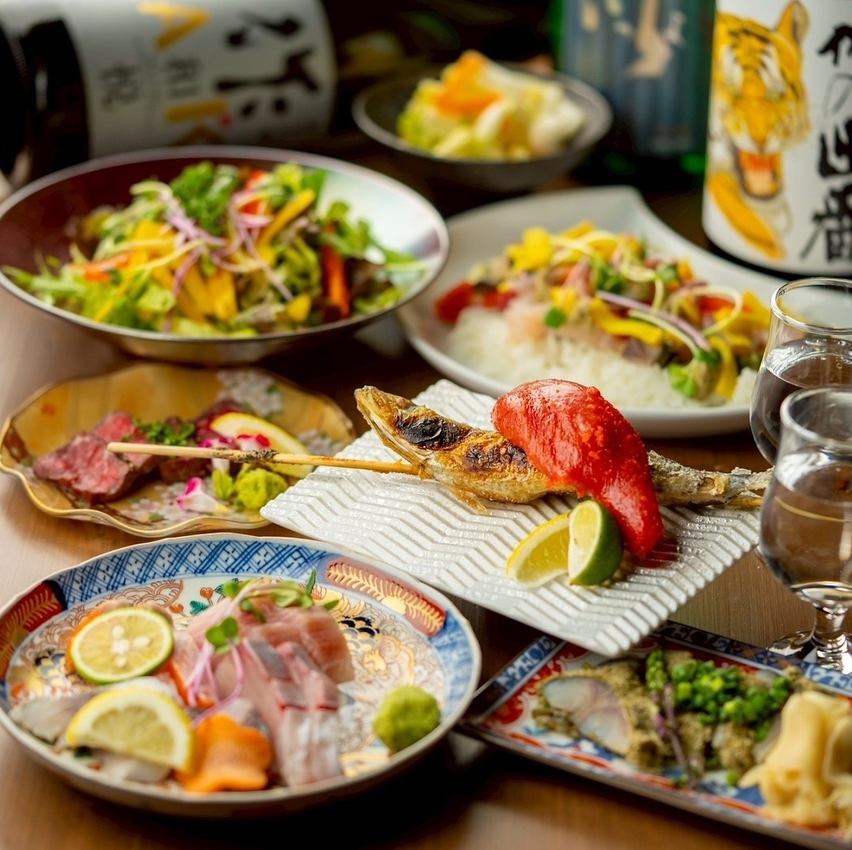 炭火でじっくり焼き上げる旬の味覚、炉端焼きで贅沢なひとときを