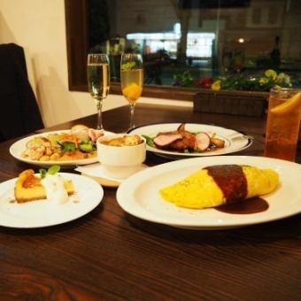 [Focus on value for money] 5 items in total, including 2 drinks of your choice, girls' party dinner course 3,500 yen