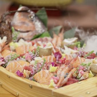 6,000 yen boat buffet course