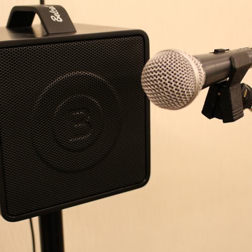 Free microphone and speaker rental