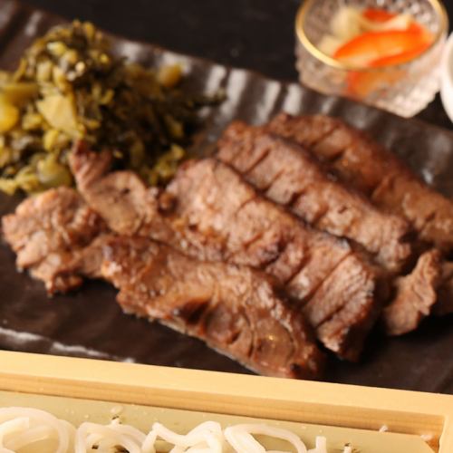 至福！蕎麦と牛タンを堪能