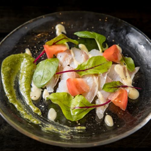 本日の炙りカルパッチョ