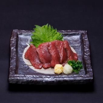 馬の赤身刺し
