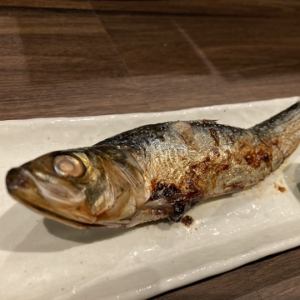本日のかまの塩焼き