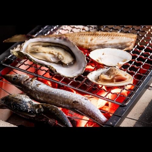 【炭火×魚】外はパリッと、中はふっくら仕上げた味わい