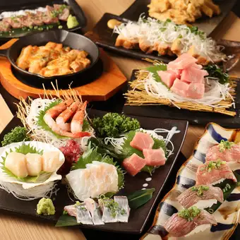 【宴会コース】おまかせ料理7～8品＋飲み放題120分