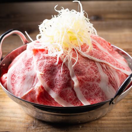 Marbled Japanese beef pot sukiyaki tailoring (for 2 people)