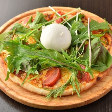 [3 hours of premium all-you-can-drink included every day] Popular with women ◎ Burrata cheese pizza course [5000 yen → 4000 yen]