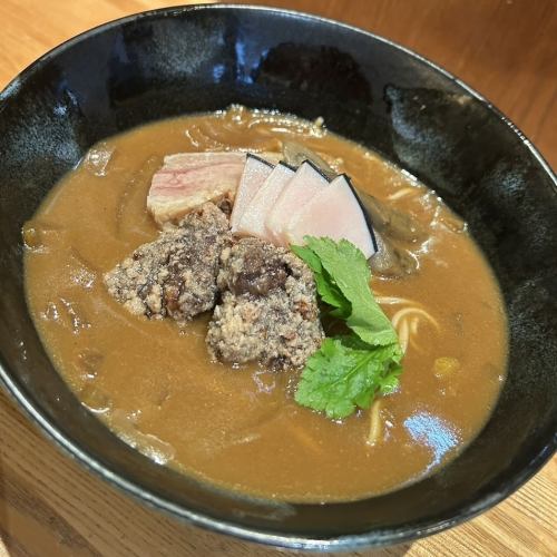 【くじらカレー南蛮そば】