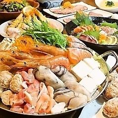 11月/12月★ワンランク上★2H飲み放題+10品(鍋あり)【楓コース】5500円 個室新大阪
