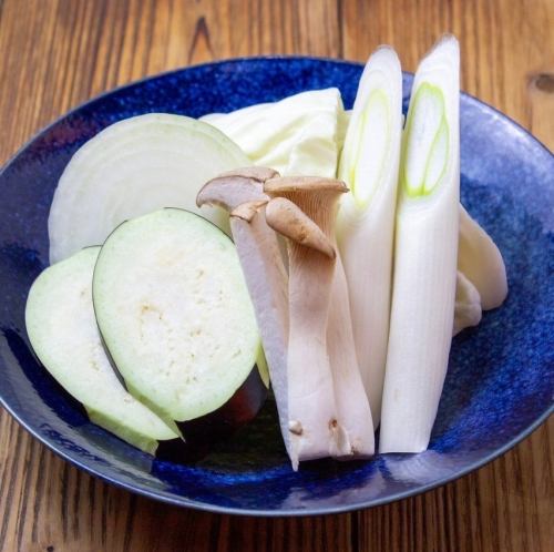 Assorted grilled vegetables