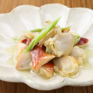 ホッキ貝のコンフィ