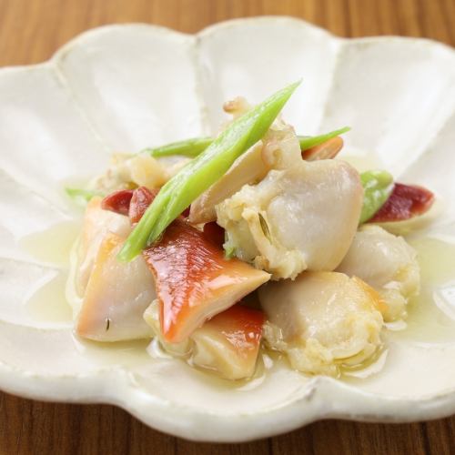 ホッキ貝のコンフィ