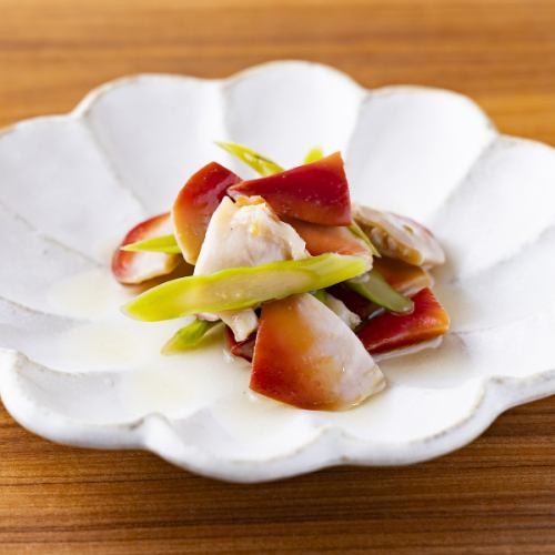 ホッキ貝のコンフィ
