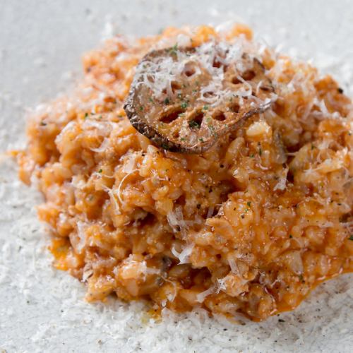 豚肉と蓮根のトマトリゾット