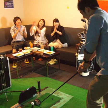 【高爾夫】1小時5,000日元！因為是房費所以人數越多越好！4人即可使用，每人1,250日元♪