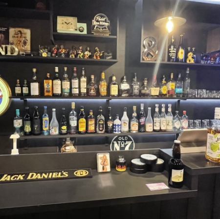 当店はカクテルをはじめ、ウイスキーやワインなど充実♪ご堪能を