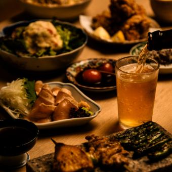 『カジュアルコース』2時間飲み放題つき 6,000円