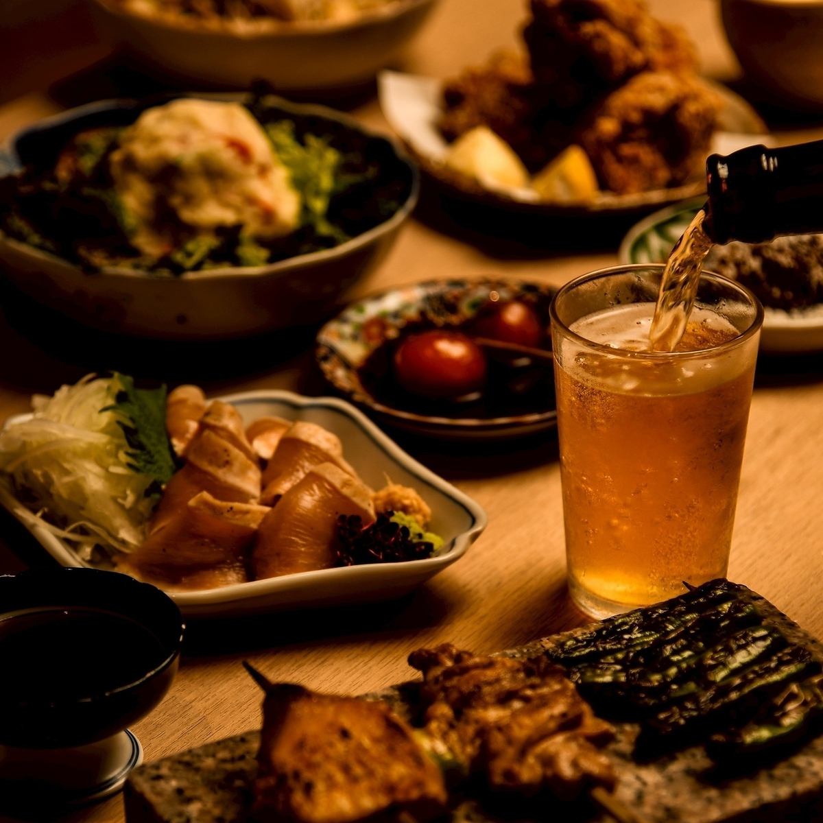 コミコミ飲み放題つきのコース料理もご用意しています。