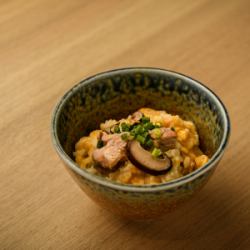 Nagoya Cochin chicken and egg porridge