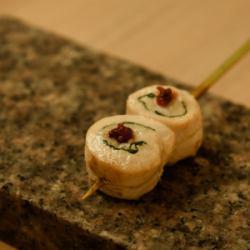 Chicken fillet with pickled plum