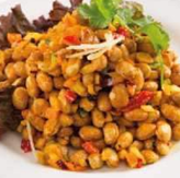 Stir-fried soybeans with spices