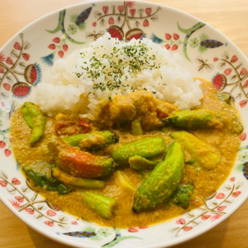 色彩繽紛的辣味咖哩♪