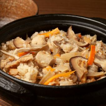 『地鶏と鮮魚、五目炊き込みご飯』含む2.5H飲み放題付き全9品【熊手コース】6000円→5500円